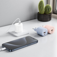 Мережевий зарядний пристрій XO L151 30W 1USB-A+1USB-C + Type-C кабель білий