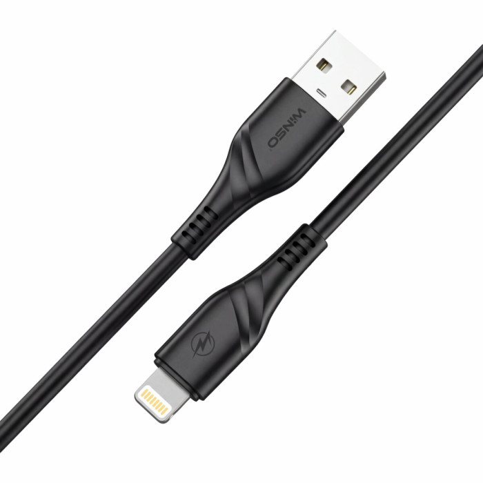 Кабель Winso Pro USB to Lightning PVC 1м чорний