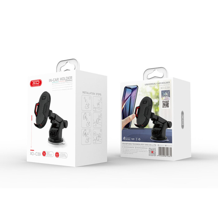 Тримач телефону автомобільний XO C39 Dashboard Stand Holder чорний
