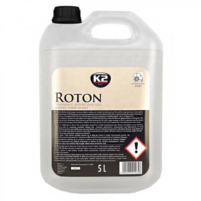 Очисник дисків та ковпаків K2 Roton Bleeding Wheel Cleaner 5л