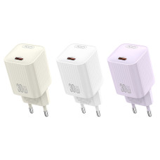 Мережевий зарядний пристрій XO L148 PD30W USB-C білий