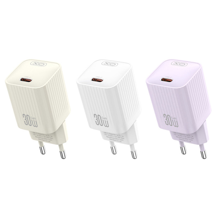 Мережевий зарядний пристрій XO L148 PD30W USB-C білий