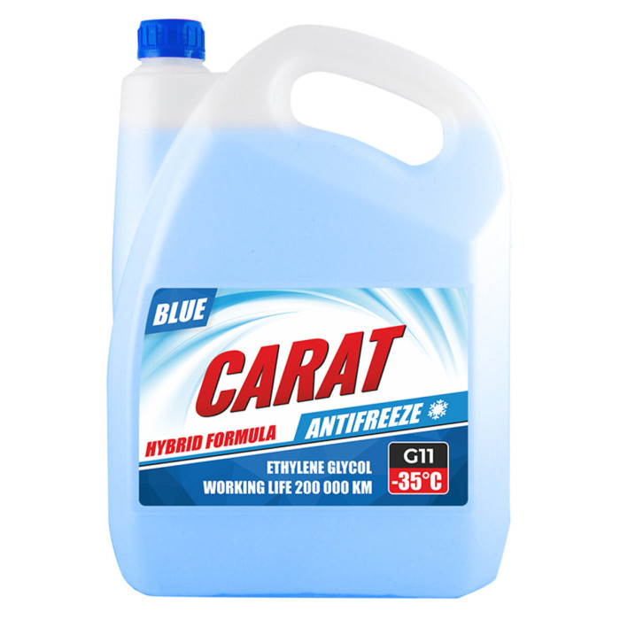Антифриз Carat Blue G11 синій готовий 4,3кг