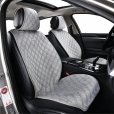 Преміум накидки для передніх сидінь CarLife Turbo, grey 2шт