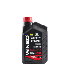 Антифриз Winso Antifreeze & Coolant Red G12+ -42°C червоний готовий 1кг