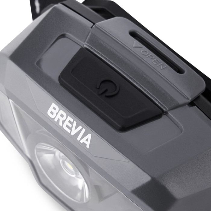 Ліхтар налобний Brevia 200Lm, 3 режими+flash, 3xAAA
