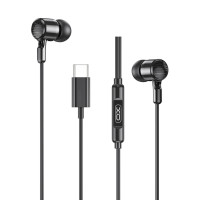 Навушники дротові XO EP81 Sunflower In-Ear Type-C чорні