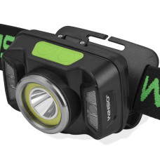 Ліхтар налобний Winso 330Lm, 5W CREE XTE+COB, 1800mAh, з сенсором білий/червоний