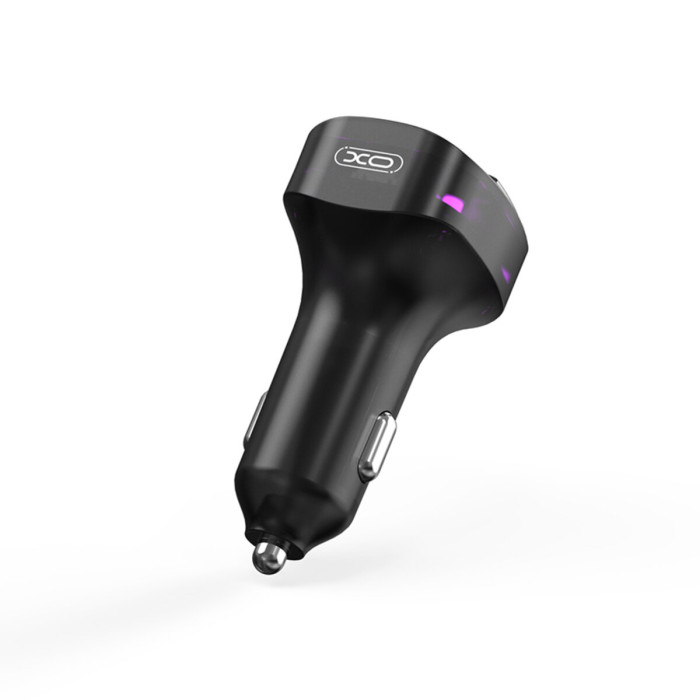 FM-трансмітер XO BCC12 Intelligent Bluetooth+MP3 чорний