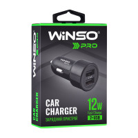 Автомобільний зарядний пристрій Winso Pro 12W 2xUSB-A