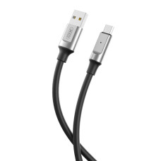 Кабель XO Liquid Silicone USB to Lightning 6A 1м чорний
