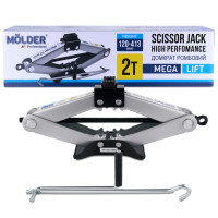 Домкрат ромбовий Molder 2т 120-413мм