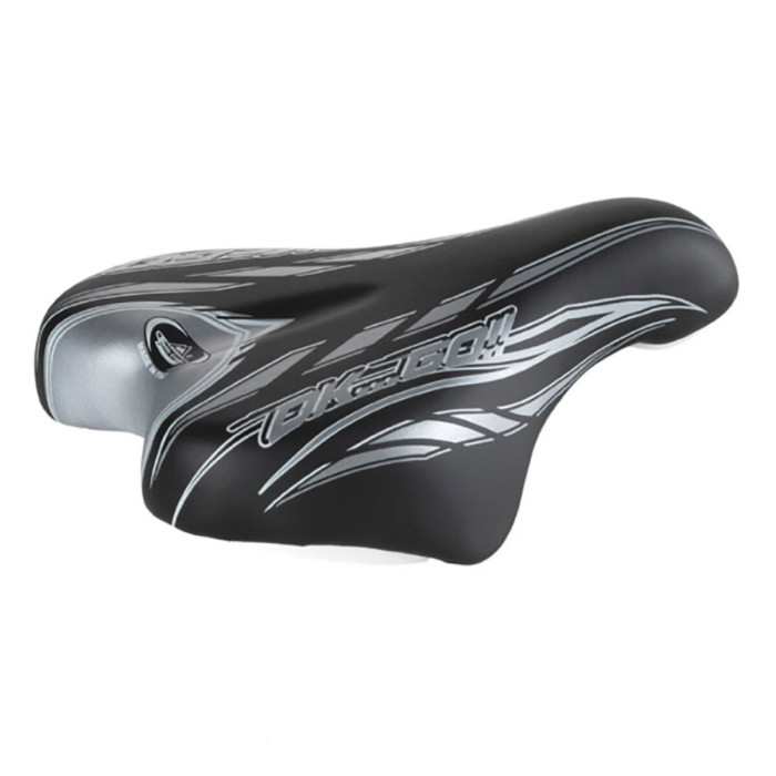 Сідло велосипедне Selle Monte Grappa Junior OK-GO, чорно-сіре SMG-09951