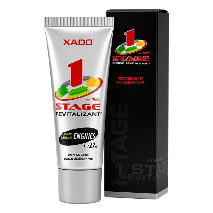 Ревіталізант Xado 1 Stage Revitalizan для відновлення бензинових, газових та дизельних двигунів 27мл