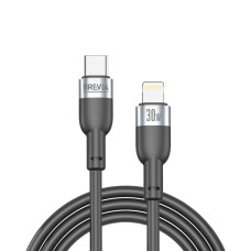 Кабель Brevia Type-C to Lightning 30W 1,2м, чорний ZIP (52120BCLZ1)