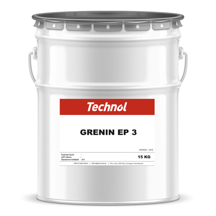 Змазка Technol Grenin EP 3 пластична літієва 16л