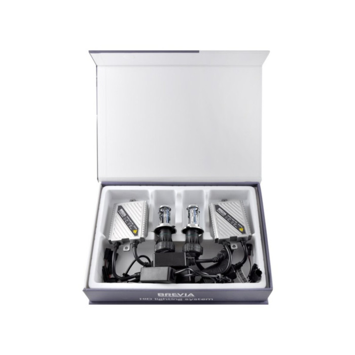 Комплект біксенону Brevia Н4 bi-xenon 6000К + Super Slim Canbus