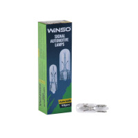 Лампа розжарювання Winso 12V W1.2W 1.2W W2x4.6d, 10шт