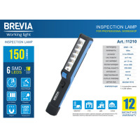 Ліхтар інспекційний Brevia LED Pen Light 6SMD+1W LED 150lm 900mAh microUSB