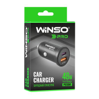 Автомобільний зарядний пристрій Winso Pro 48W 1xUSB-C+1xUSB-A