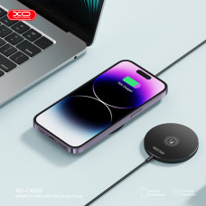 Бездротовий зарядний пристрій XO CX022 Magnetic Wireless Charger Type-C чорний
