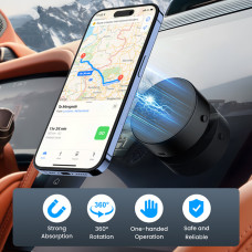 Тримач телефону автомобільний XO C155 Magnetic Car Suction Cup чорний