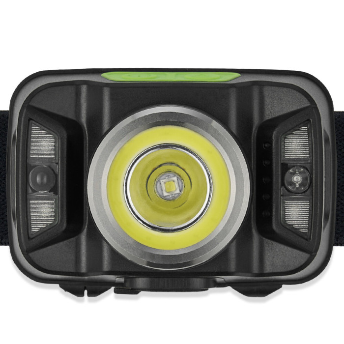Ліхтар налобний Winso 330Lm, 5W CREE XTE+COB, 1800mAh, з сенсором білий/червоний