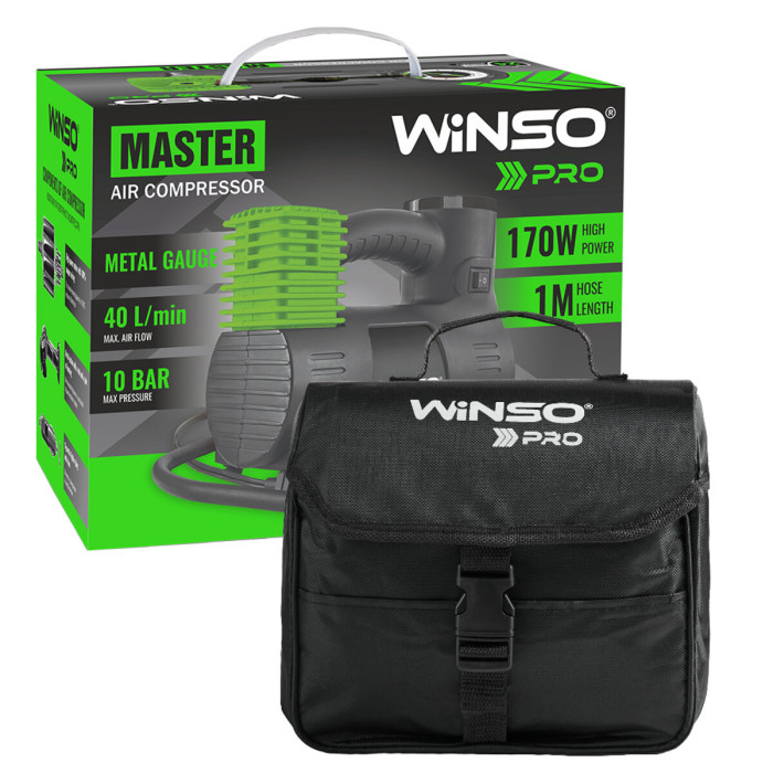 Компресор автомобільний Winso Pro Master 12В 10Атм 40л/хв