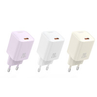 Мережевий зарядний пристрій XO L146 PD20W Single USB-C бежевий