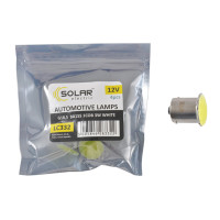 Автолампа Solar LED 12V G18.5 BA15s 1COB 96LM white 4шт
