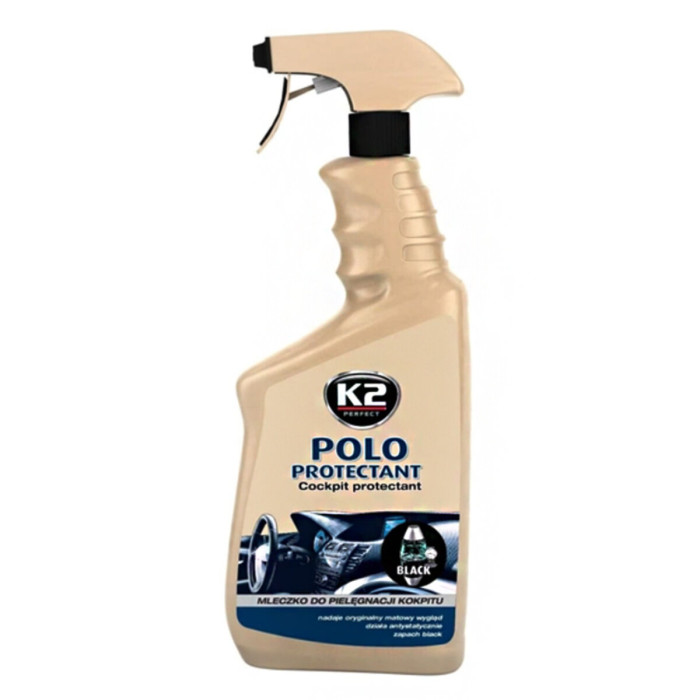 Поліроль для пластику K2 Polo Protectant чорний 750мл