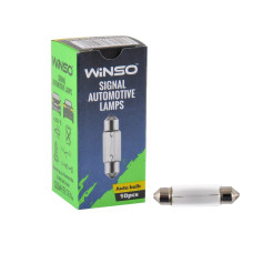 Лампа розжарювання Winso 24V C5W 5W SV8.5 T11х41, 10шт