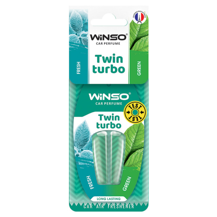 Ароматизатор з подвійною капсулою Winso Twin Turbo - Fresh & Green