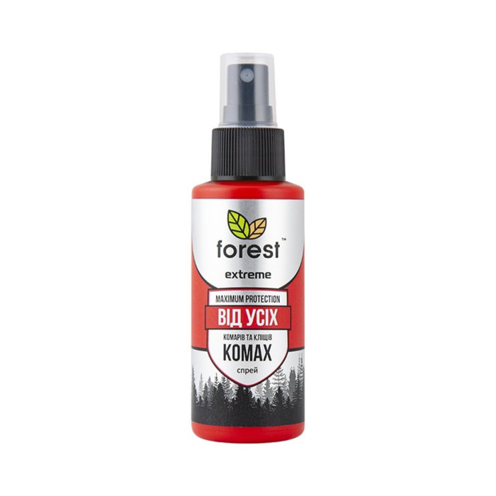 Спрей-репелент Forest Extreme від усіх літаючих та повзаючих комах 140мл