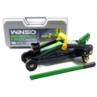 Домкрат гідравлічний підкатний Winso 2т 125-305мм у кейсі