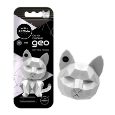 Ароматизатор Aroma Car Geo Cat - White Cotton Touch сухий