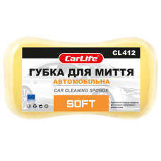 Губка для миття авто CarLife Soft