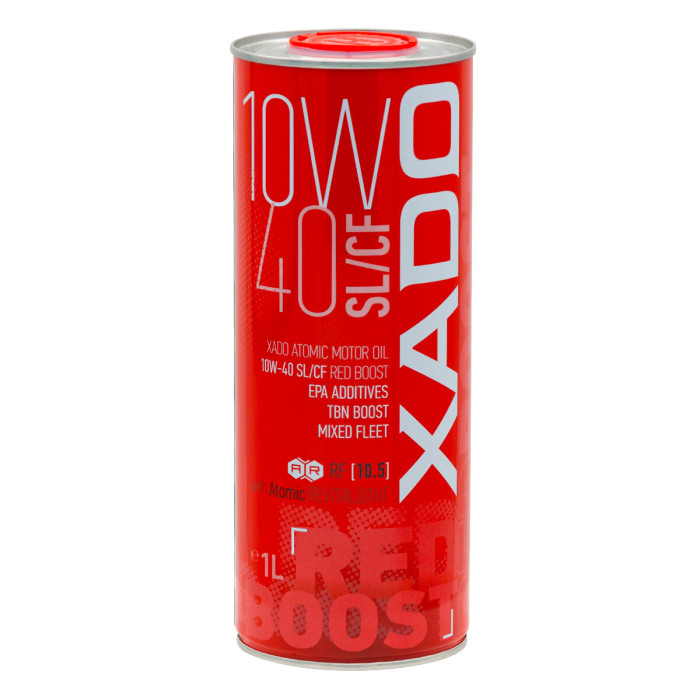 Моторне масло Xado Atomic Oil Red Boost 10W-40 1л
