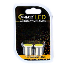 Автолампа Solar LED 12V G18.5 BA15s white, 2шт