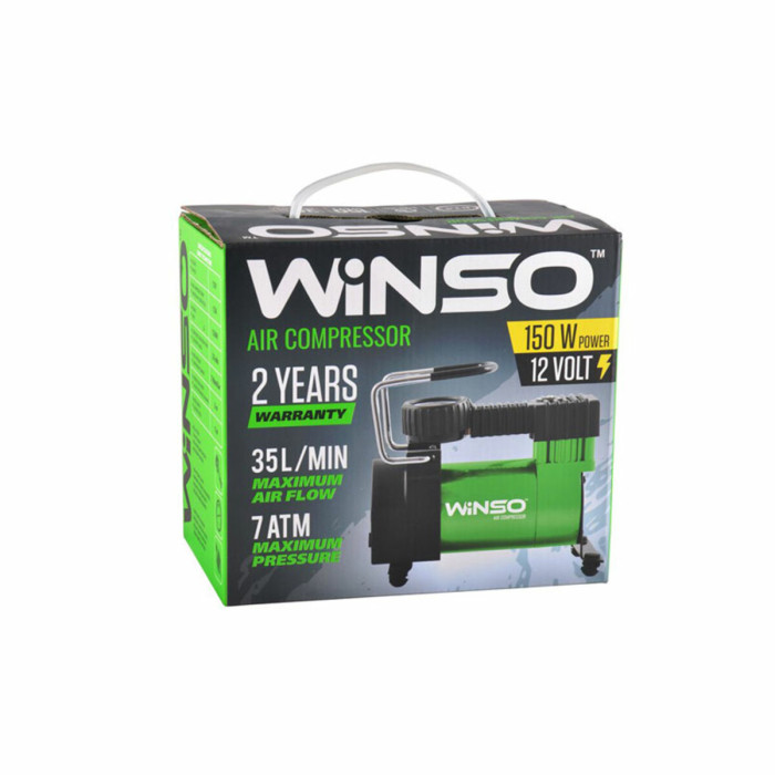 Компресор автомобільний Winso 7Атм 35л/хв 150Вт