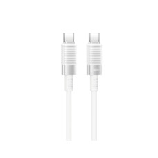 Кабель XO Brushed Silicone USB to Type-C 6A 1м білий