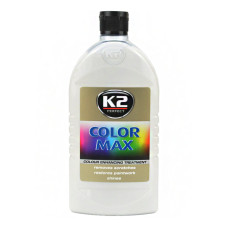 Поліроль для кузова K2 Color Max восковий білий 500мл