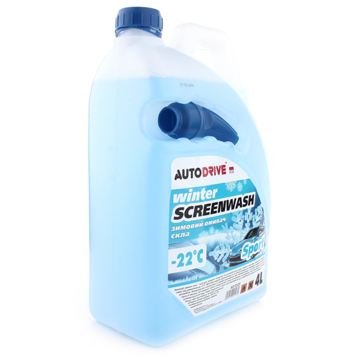 Омивач скла AutoDrive -22°С зимовий Sport готовий 4л