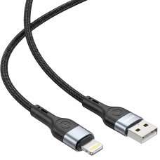 Кабель Winso Pro USB to Lightning TPE+плетіння 1,2м чорний