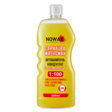 Автошампунь Nowax Carnauba Wash&Wax концентрат карнаубський віск 1л