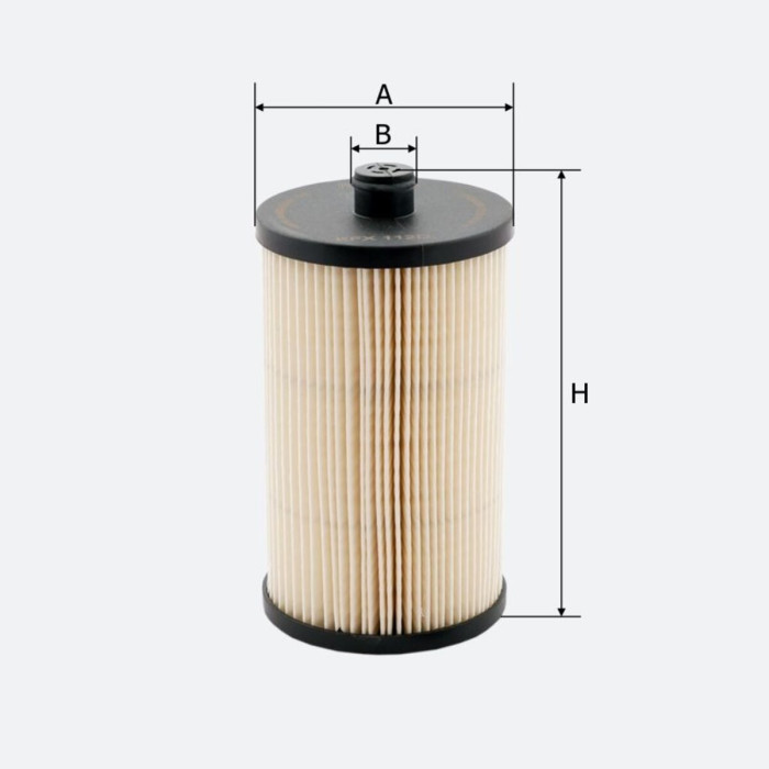 Фільтр паливний Molder Filter KFX 112D (WF8392, KX222DEco, PU816X)