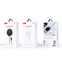 Бездротовий зарядний пристрій XO CX022 Magnetic Wireless Charger Type-C білий