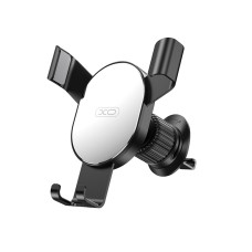 Тримач телефону автомобільний XO 126 Mirror Face Gravity Air Outlet Latch Bracket чорний