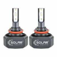 Автолампа Solar LED H11 12/24V 6000K 5000Lm 40W CSP1860 2шт