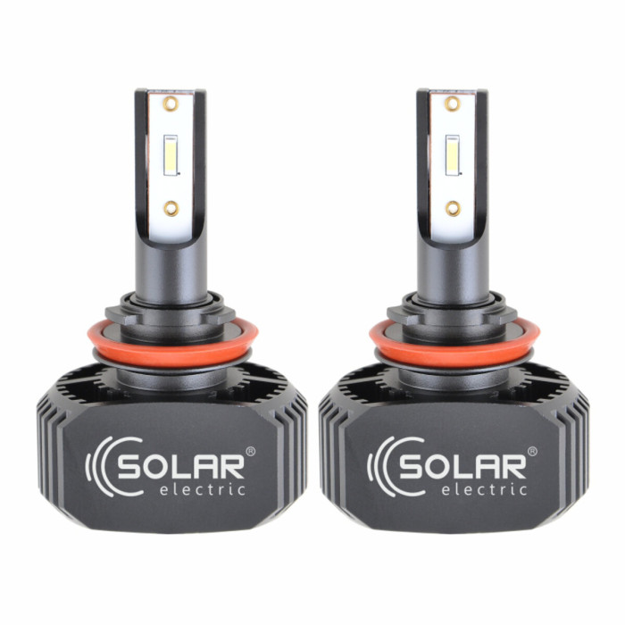 Автолампа Solar LED H11 12/24V 6000K 5000Lm 40W CSP1860 2шт